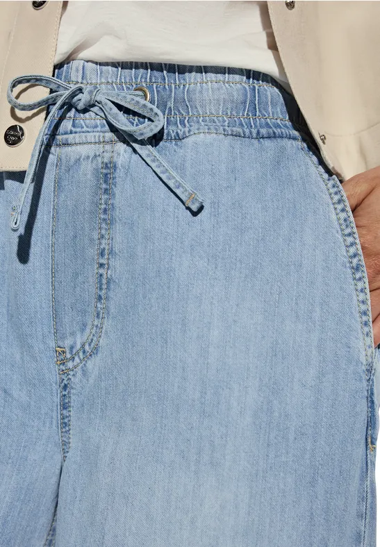 Wide Legs Jeans Light Blue clean