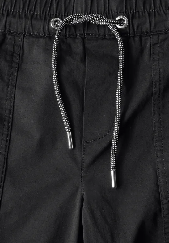 Loose Fit broek Black