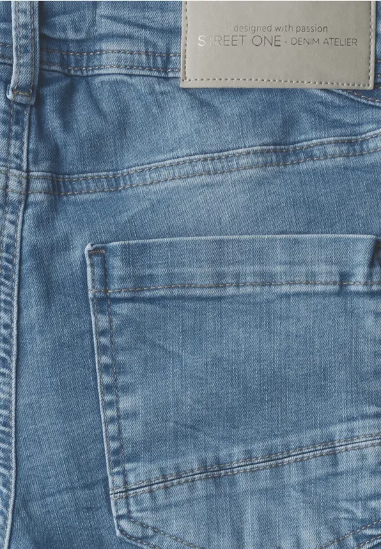 Jeans im Destroyed-Look Light Blue Destroy Wash