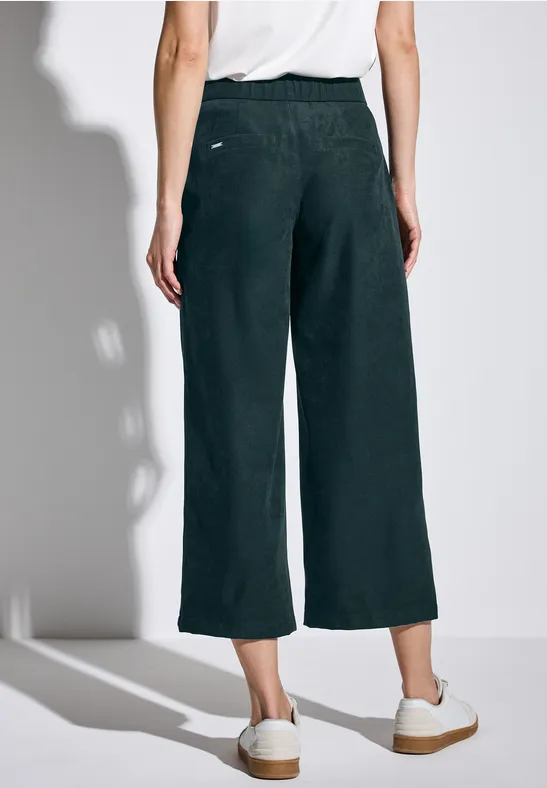 Culotte en serge hunter green