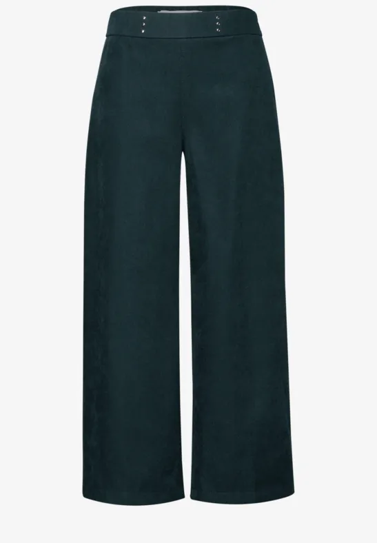 Culotte en serge hunter green