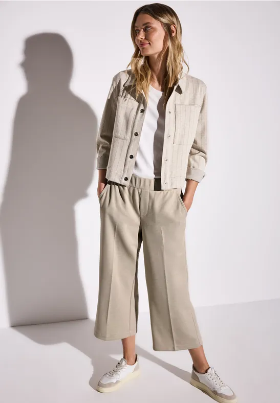 Gemêleerde broek moonstone sand