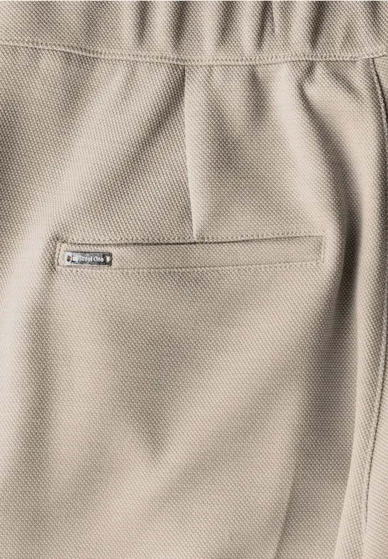 Gemêleerde broek moonstone sand