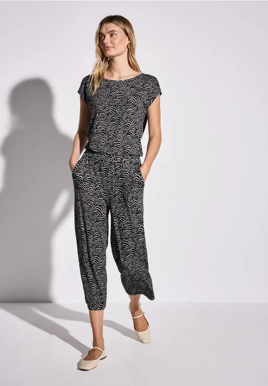 Straight Leg Jumpsuit deep blue