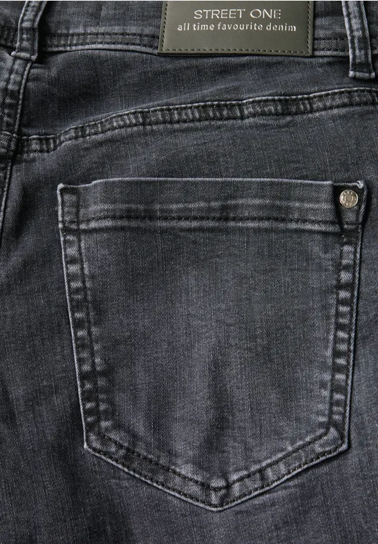 Casual Fit Jeans dark steel grey washed