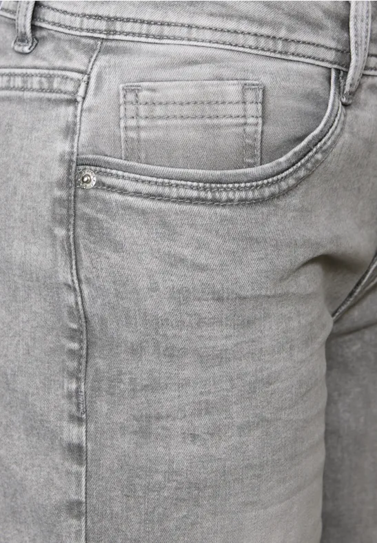 Jeans Straight Legs light ice grey washed