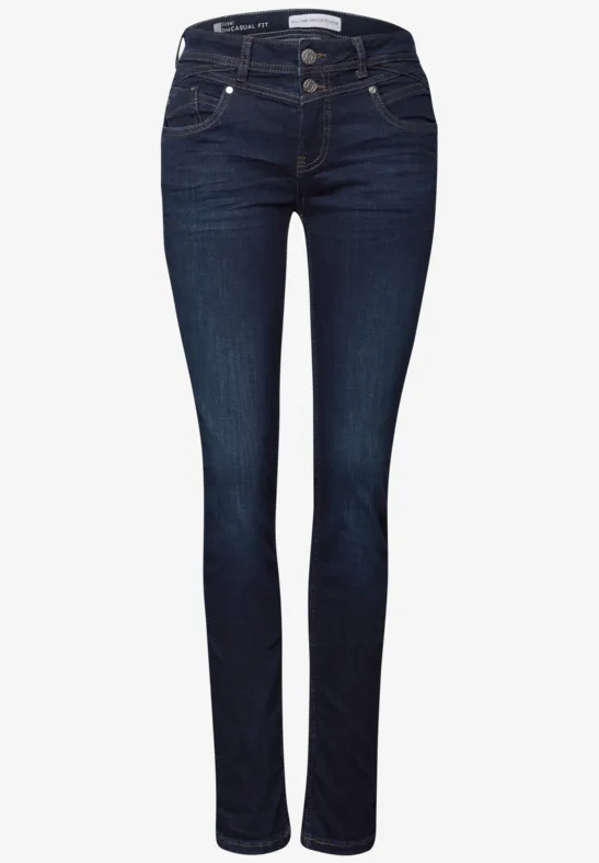Jeans casual fit deep indigo washed