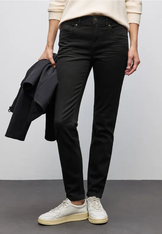 Casual jeans black clean washed