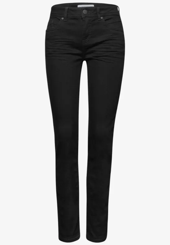 Casual jeans black clean washed
