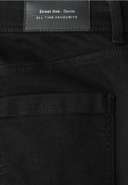 Casual jeans black clean washed