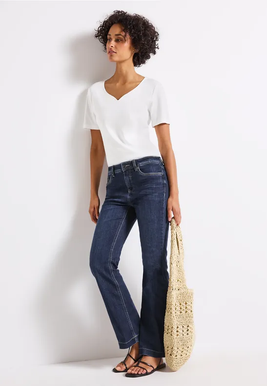 Bootcut Jeans dark indigo washed