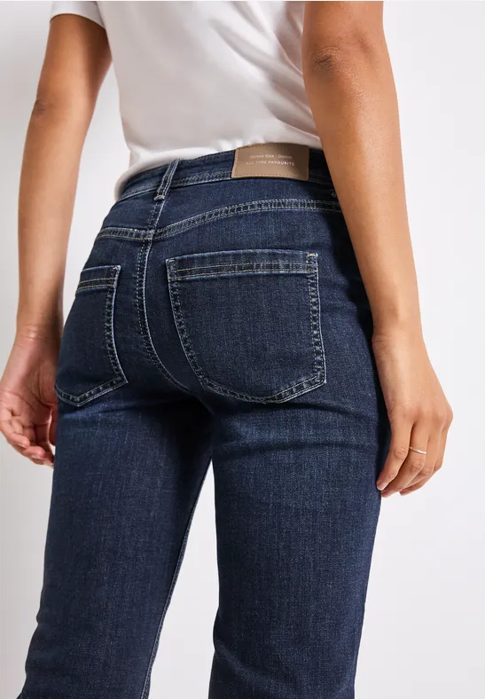 Bootcut Jeans dark indigo washed