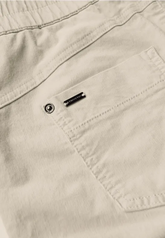 Loose Fit corduroy broek malted beige