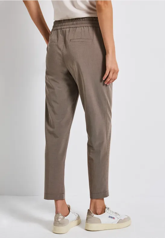 Pantalon léger en jacquard nomad brown