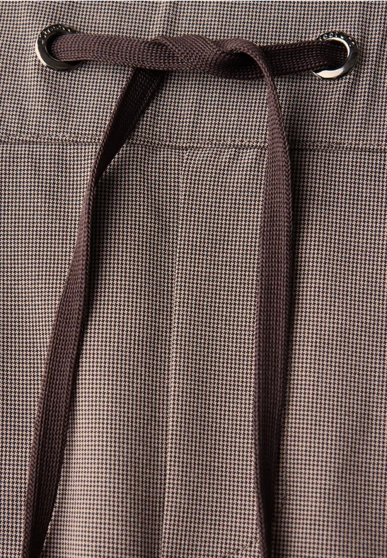 Pantalon léger en jacquard nomad brown