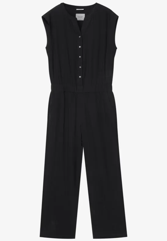 Jumpsuit mit Struktur Black