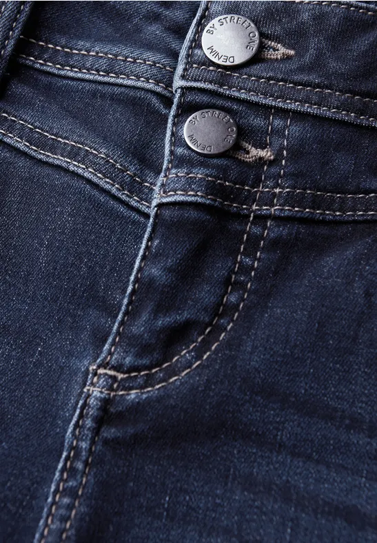 Slim Fit Jeans deep indigo soft washed