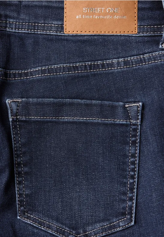 Slim Fit Jeans deep indigo soft washed