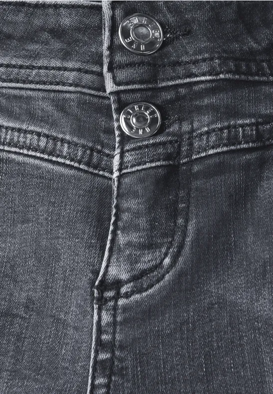 Slim Fit Jeans dark steel grey washed