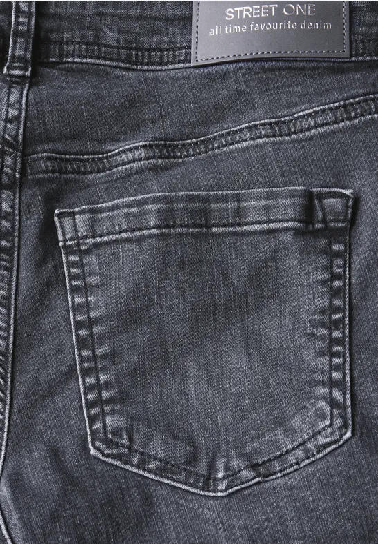 Slim Fit Jeans dark steel grey washed