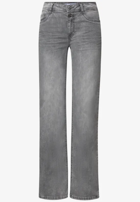 Straight Legs jeans light grey random washed