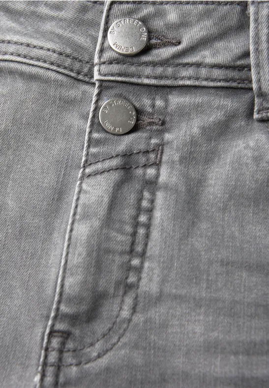 Straight Legs jeans light grey random washed