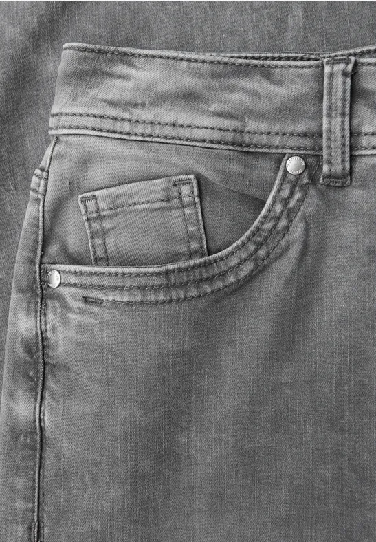 Wide Legs Jeans light grey random washed