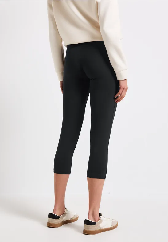 Basic 3/4 leggings Black