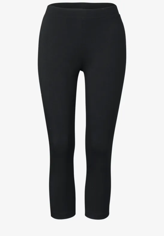 Basic 3/4 leggings Black