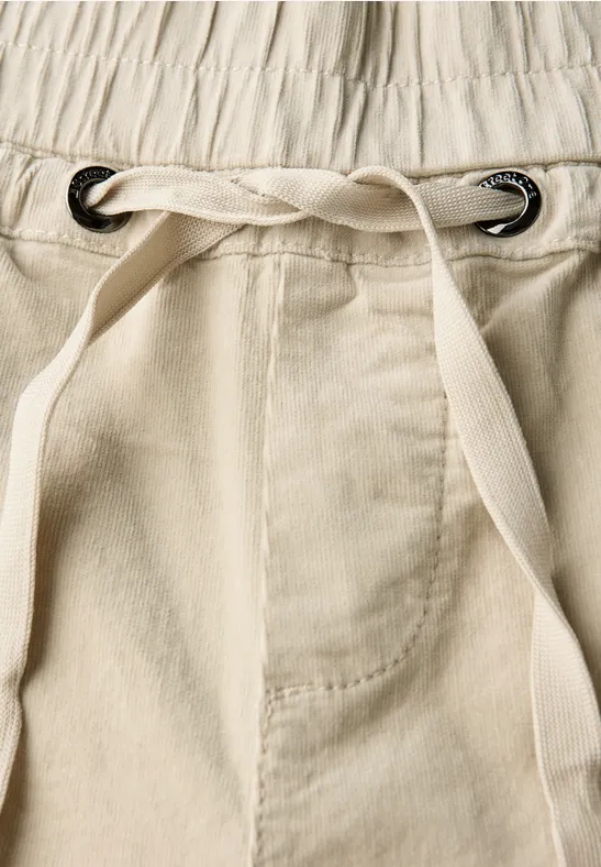 Washed Look Cordhose malted beige