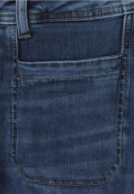 Wide Legs Jeans indigo washed