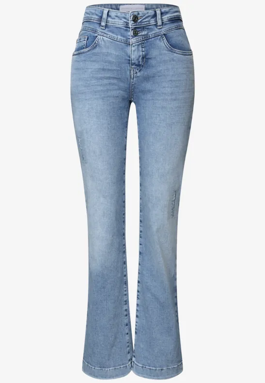 Bootcut Jeans light blue authentic washed