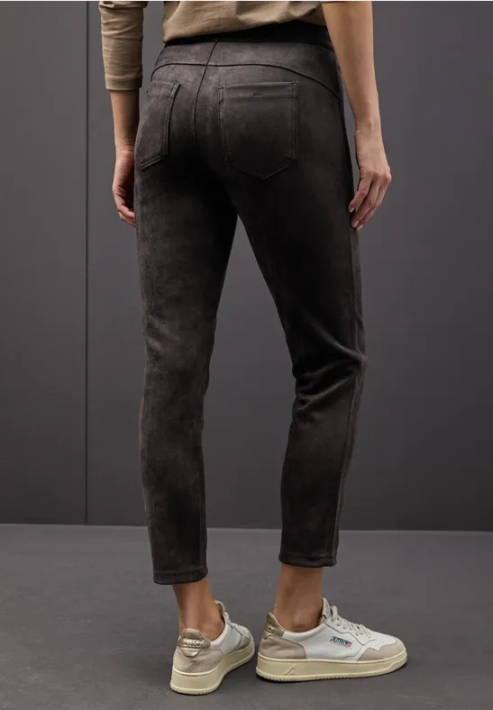 Pantalon en velours darkest brown