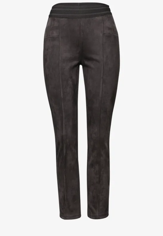 Pantalon en velours darkest brown