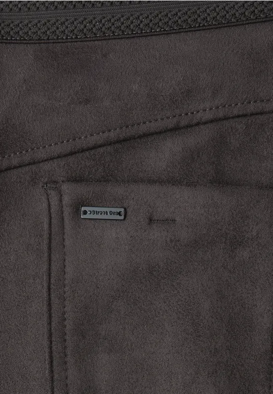 Pantalon en velours darkest brown