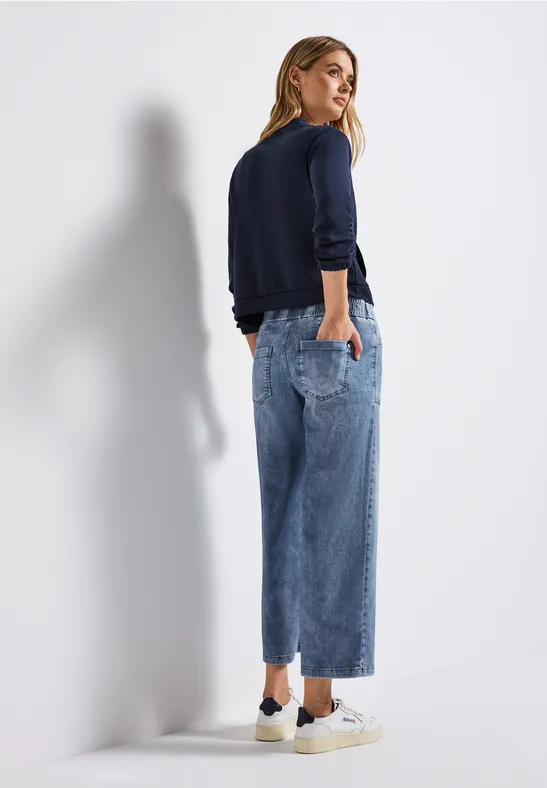 Culotte en jean Medium Blue Wash