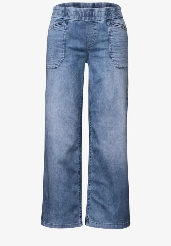 Culotte en jean Medium Blue Wash