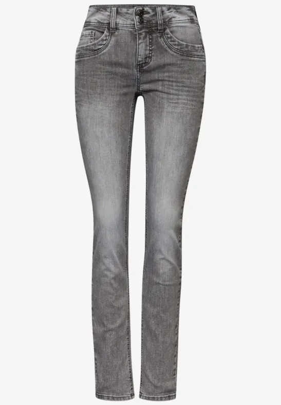 Jeans casual fit mid grey washed