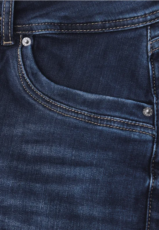 Casual jeans dark indigo soft washed