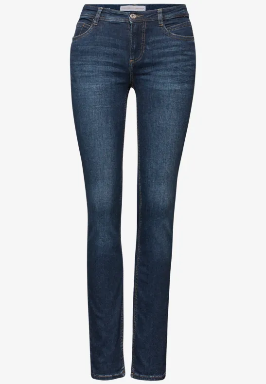 Casual jeans dark blue soft wash