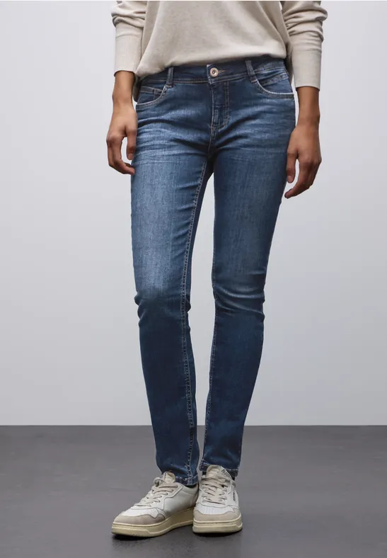 Jeans Slim Fit mid blue washed