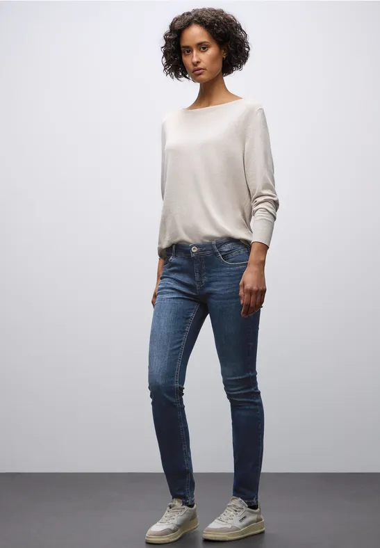 Jeans Slim Fit mid blue washed