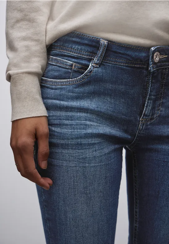 Jeans Slim Fit mid blue washed