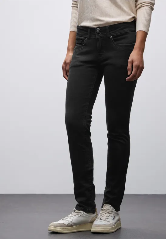Slim Fit jeans soft black wash