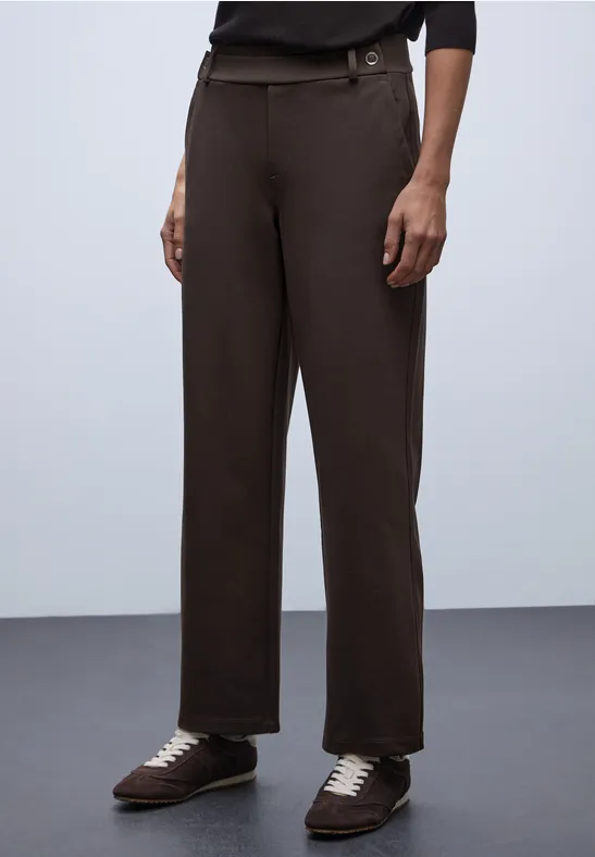 Pantalon Straight Legs deep roast brown