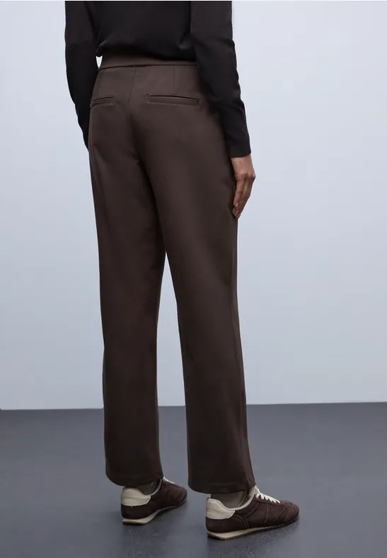 Pantalon Straight Legs deep roast brown