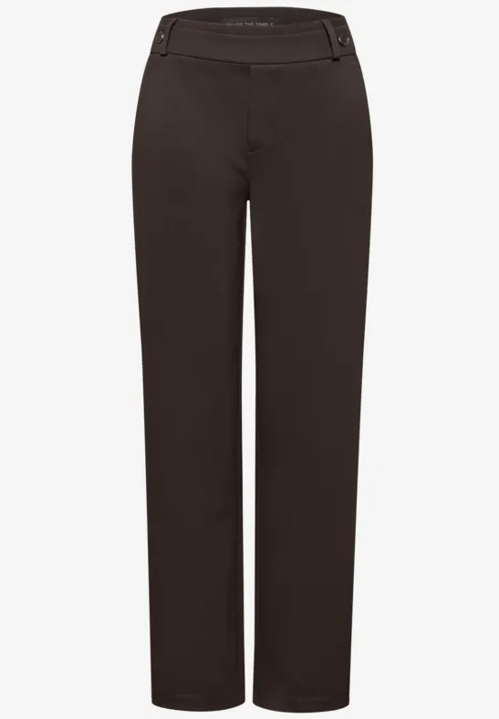 Pantalon Straight Legs deep roast brown