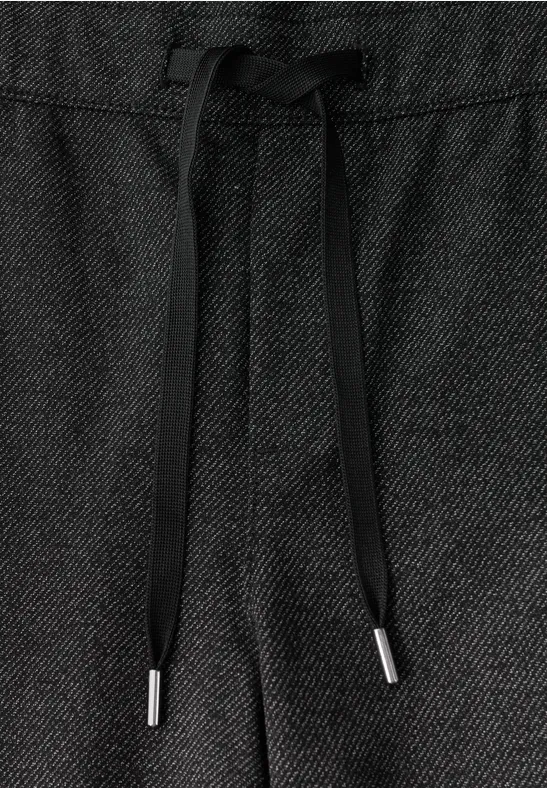 Pantalon Straight Legs avec tape Black