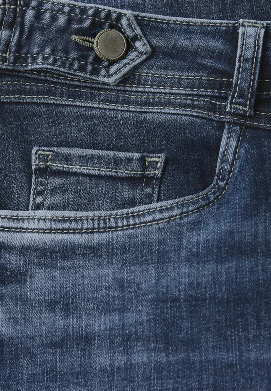 Wide Legs Jeans indigo heavy washed