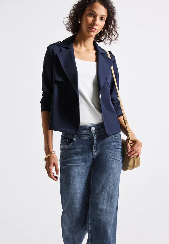 Wide Legs Jeans indigo heavy washed